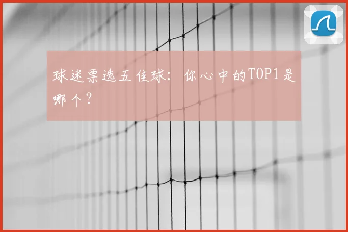 球迷票选五佳球：你心中的TOP1是哪个？