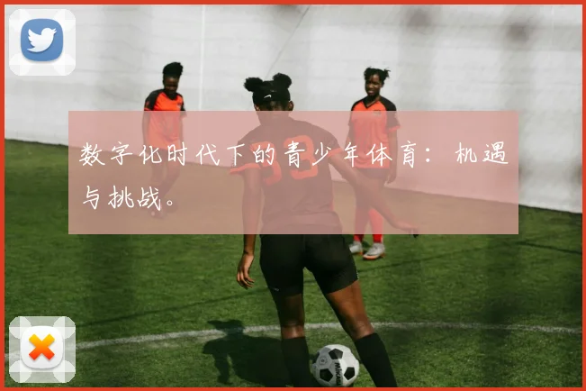 数字化时代下的青少年体育：机遇与挑战。